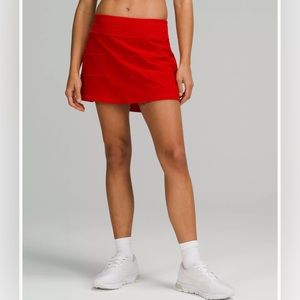 Red Lululemon skirt. Size 4 regular